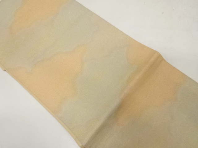 アンティーク　砂子綴れ　霞に雲模様織り出し全通袋帯（材料）